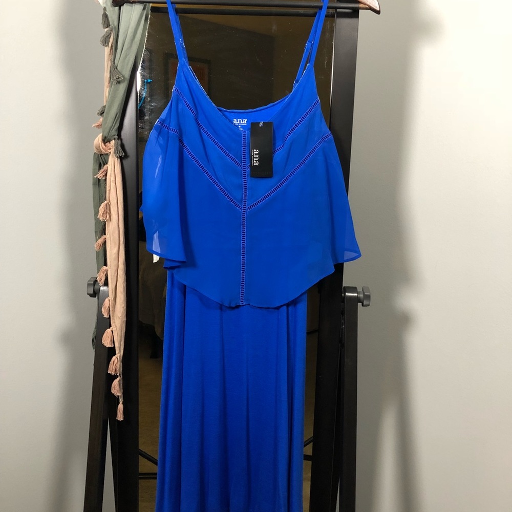 Ruffle top tank dress